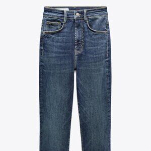 Zara High Waisted Sculpt TRF Jeans
